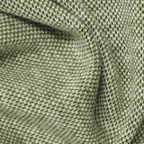 Light Green Geometric Piqué Knit, Poly-Cotton — texture