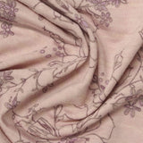 Pink Floral Knit, Poly-Cotton