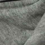 Grey Marl Rib Knit, Polyester — texture