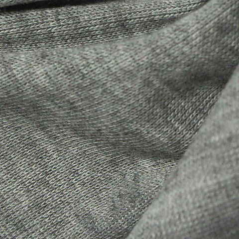 Grey Marl Rib Knit, Polyester, 230 gsm, 180 cm