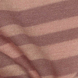 Pink Horizontal-Stripe Jersey Knit, Cotton — texture