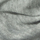 Light Grey Marl Rib Knit, Polyester — texture