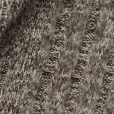 Brown Marl Rib Knit, Polyester — texture