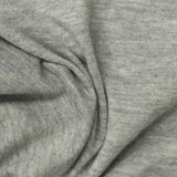 Light Grey Heathered-Marl Jersey Knit, Poly-Cotton