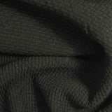 Polyester Stretch Knit Fabric, 235 gsm, 151 cm — Black