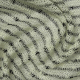 Black Abstract Chunky Knit, Polyester