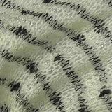 Black Abstract Chunky Knit, Polyester — texture