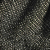 Dark Grey Marl Waffle Knit, Polyester — texture