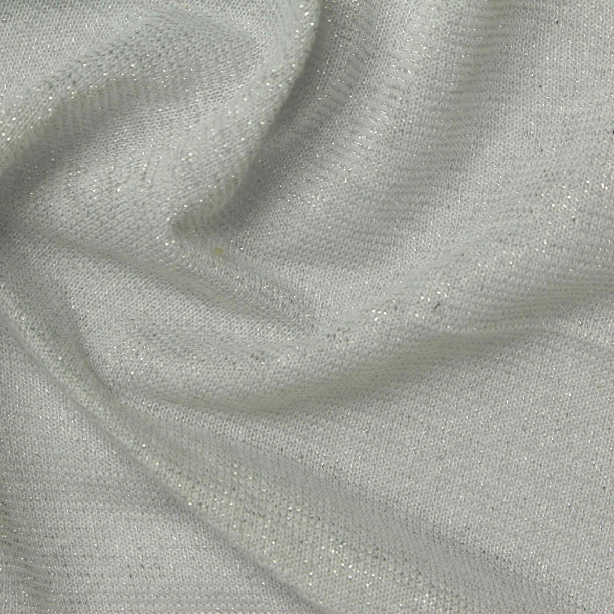 Light Grey Marl Jersey Knit, Polyester, 124 gsm