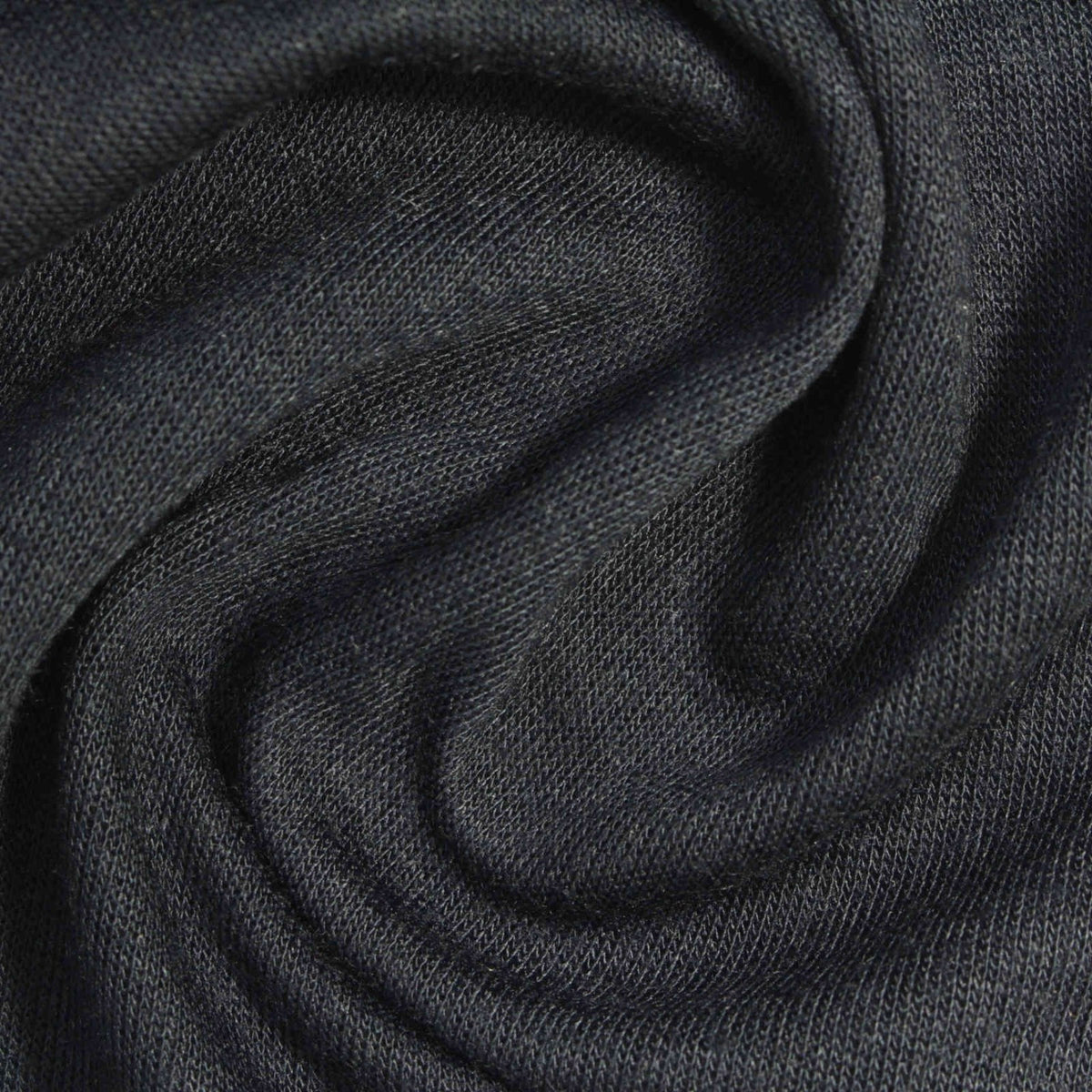 Polyester Viscose Scuba Knit Fabric, 220 gsm, 175 cm — Navy