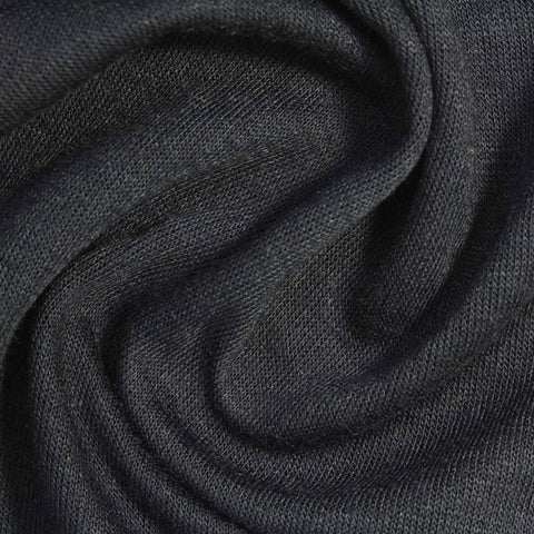Polyester Viscose Scuba Knit Fabric, 220 gsm, 175 cm — Navy