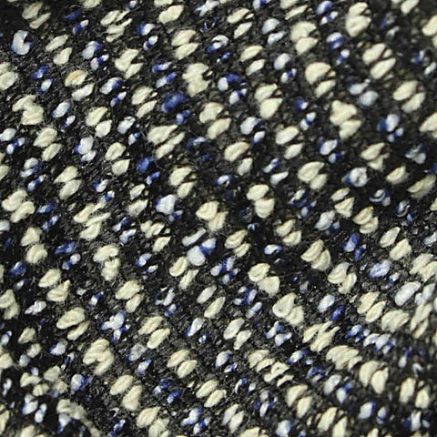 Black Marl Chunky Knit, Poly-Cotton, 380 gsm