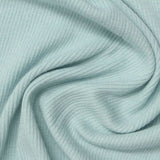 Viscose Stretch Rib Knit Fabric, 255 gsm, 105 cm — Blue