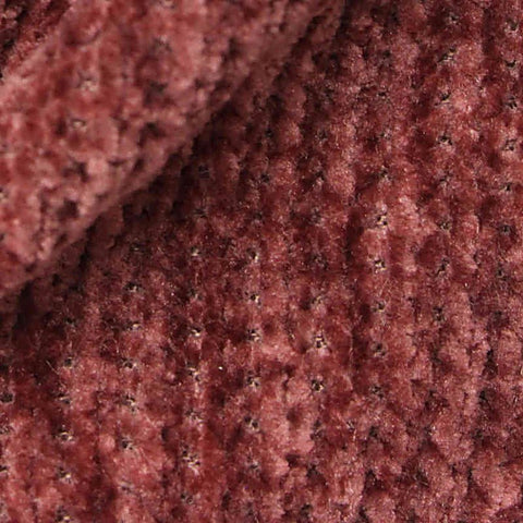 100% Polyester Chenille Fabric, 355 gsm, 159 cm — Pink