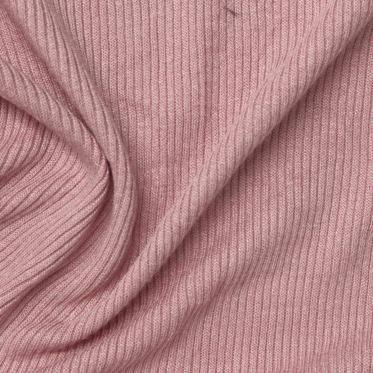 Dusty Pink Rib Knit, Viscose