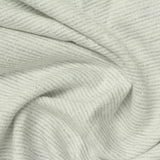 Light Grey Diagonal-Stripe French Terry, Poly-Cotton