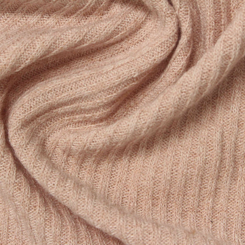 Rib Knit Fabric, 260 gsm, 165 cm — Pink, ref EF-241022