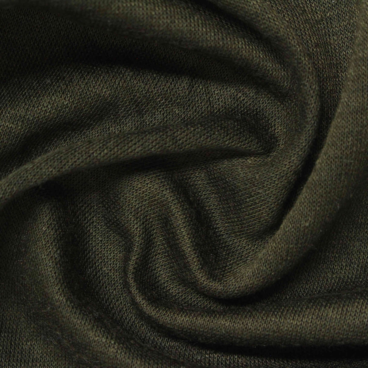 Polyester Viscose Scuba Knit Fabric, 210 gsm, 175 cm — Green