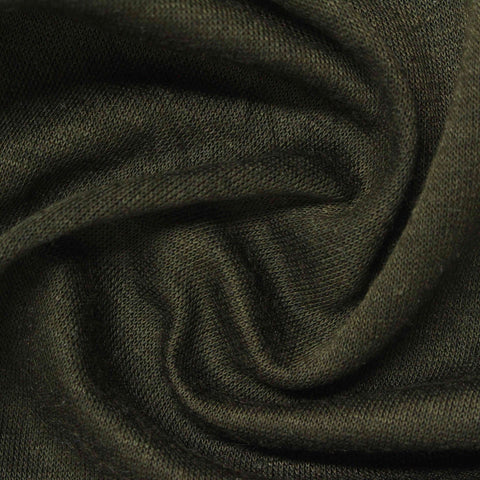 Polyester Viscose Scuba Knit Fabric, 210 gsm, 175 cm — Green