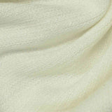 Polyester Nylon Blend Rib Knit Fabric, 298 gsm, 150 cm — White — texture