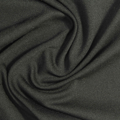 Polyester Stretch Jersey Knit Fabric, 158 gsm, 151 cm — Grey