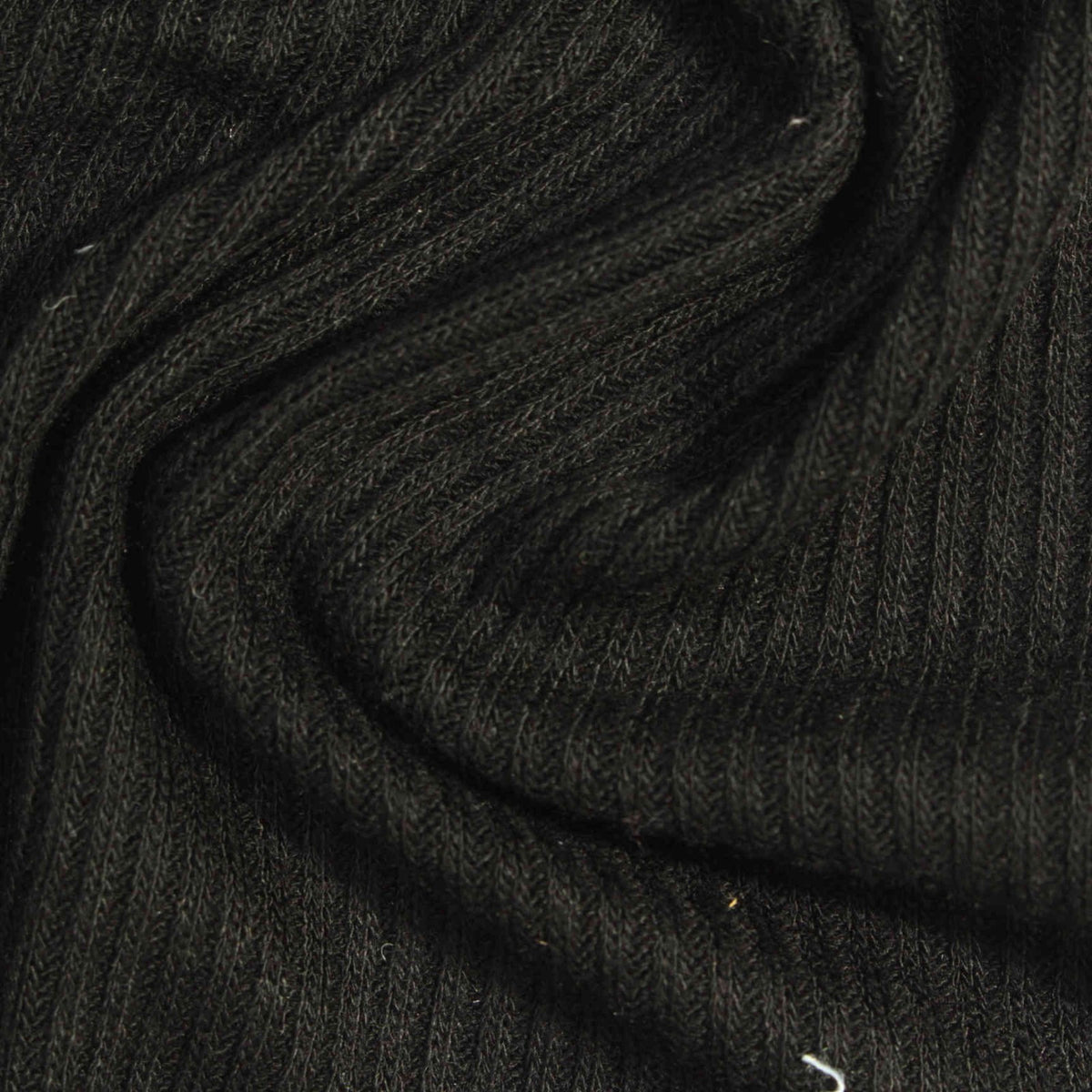 Black Rib Knit, Viscose