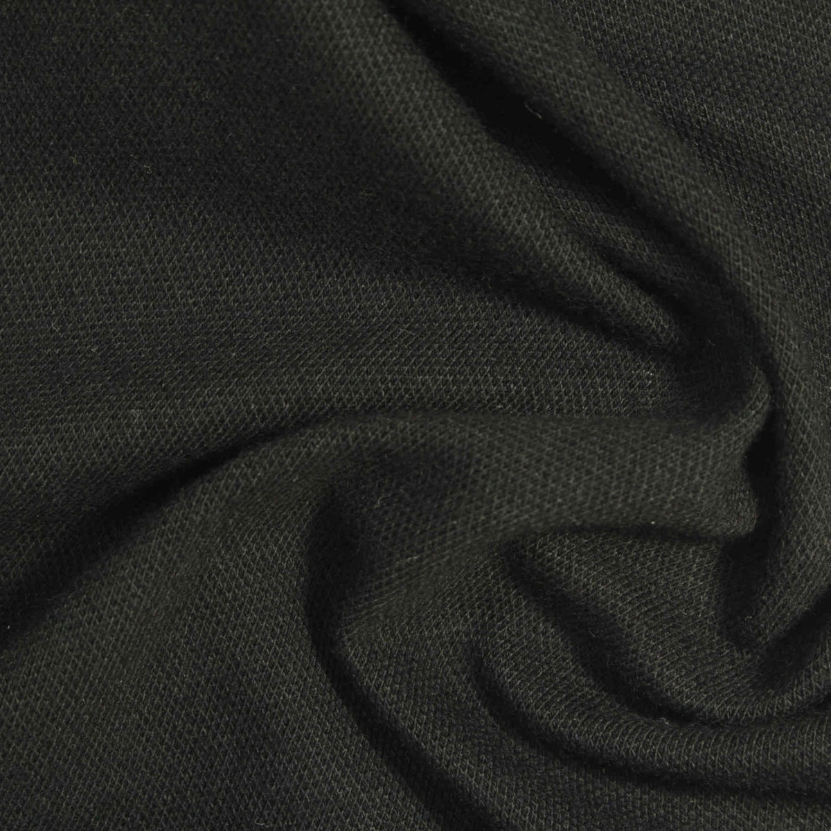 Cotton Piqué Knit Fabric, 180 gsm, 200 cm — Green