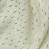 100% Polyester Warp Knit Fabric, 230 gsm, 155 cm — White — texture