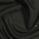 Viscose Nylon Piqué Knit Fabric, 150 gsm, 180 cm — Black