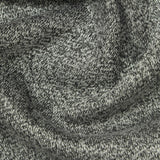Black Marl Chunky Knit, Poly-Cotton