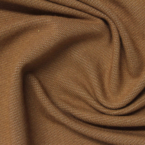 Brown Marl Knit, Polyester, 220 gsm