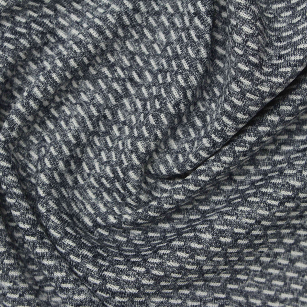 White Dash Jacquard, Polyester