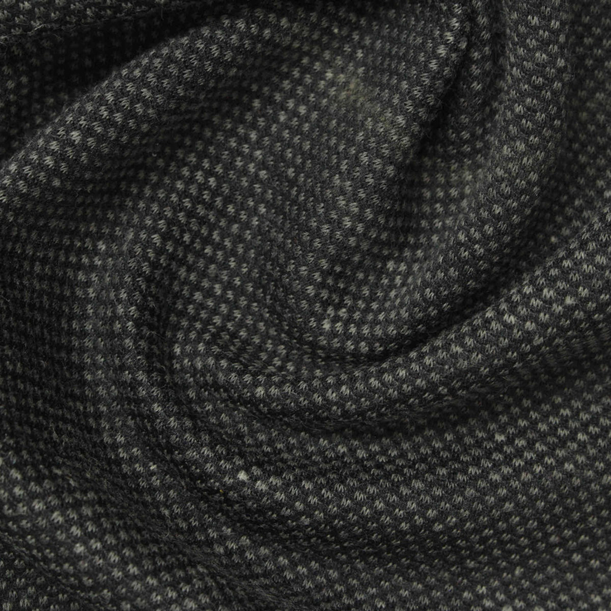 Jacquard Polyester Interlock Knit Fabric, 200 gsm, 170 cm — Grey