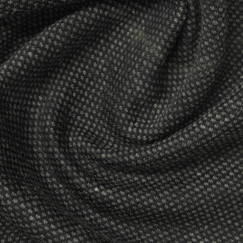 Jacquard Polyester Interlock Knit Fabric, 200 gsm, 170 cm — Grey