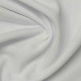 Striped 100% Polyester Knit Fabric, 164 gsm, 168 cm — White
