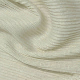 100% Polyester Plissé Fabric, 185 gsm, 145 cm — White