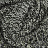 Black Marl Jacquard, Poly-Viscose