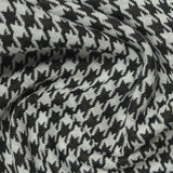 Black Houndstooth Jacquard, Polyester