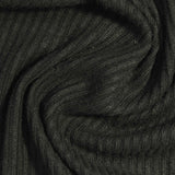 Viscose Polyester Blend Rib Knit Fabric, 230 gsm, 165 cm — Green