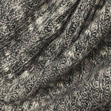 Grey Marl Rib Knit, Poly-Viscose — texture