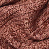 Brushed Viscose Polyester Stretch Rib Knit Fabric, 205 gsm, 160 cm — Pink — texture
