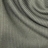 Green Geometric Interlock Knit, Polyester — texture