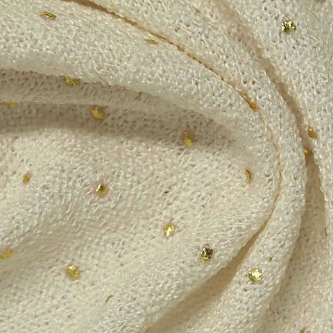 Gold Dots Chunky Knit, Polyester