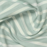 Light Green Stripe Knit, Nylon-Poly