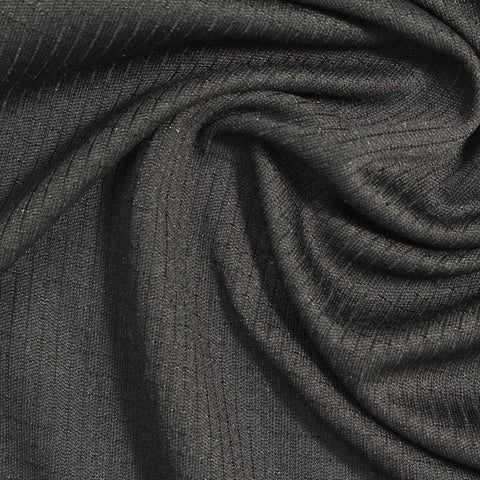 100% Polyester Interlock Knit Fabric, 135 gsm, 175 cm — Grey