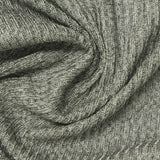 Grey Marl Rib Knit, Polyester