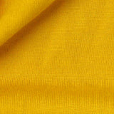 Polyester Cotton Jersey Knit Fabric, 160 gsm, 175 cm — Yellow — texture