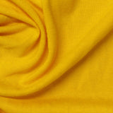 Polyester Cotton Jersey Knit Fabric, 160 gsm, 175 cm — Yellow