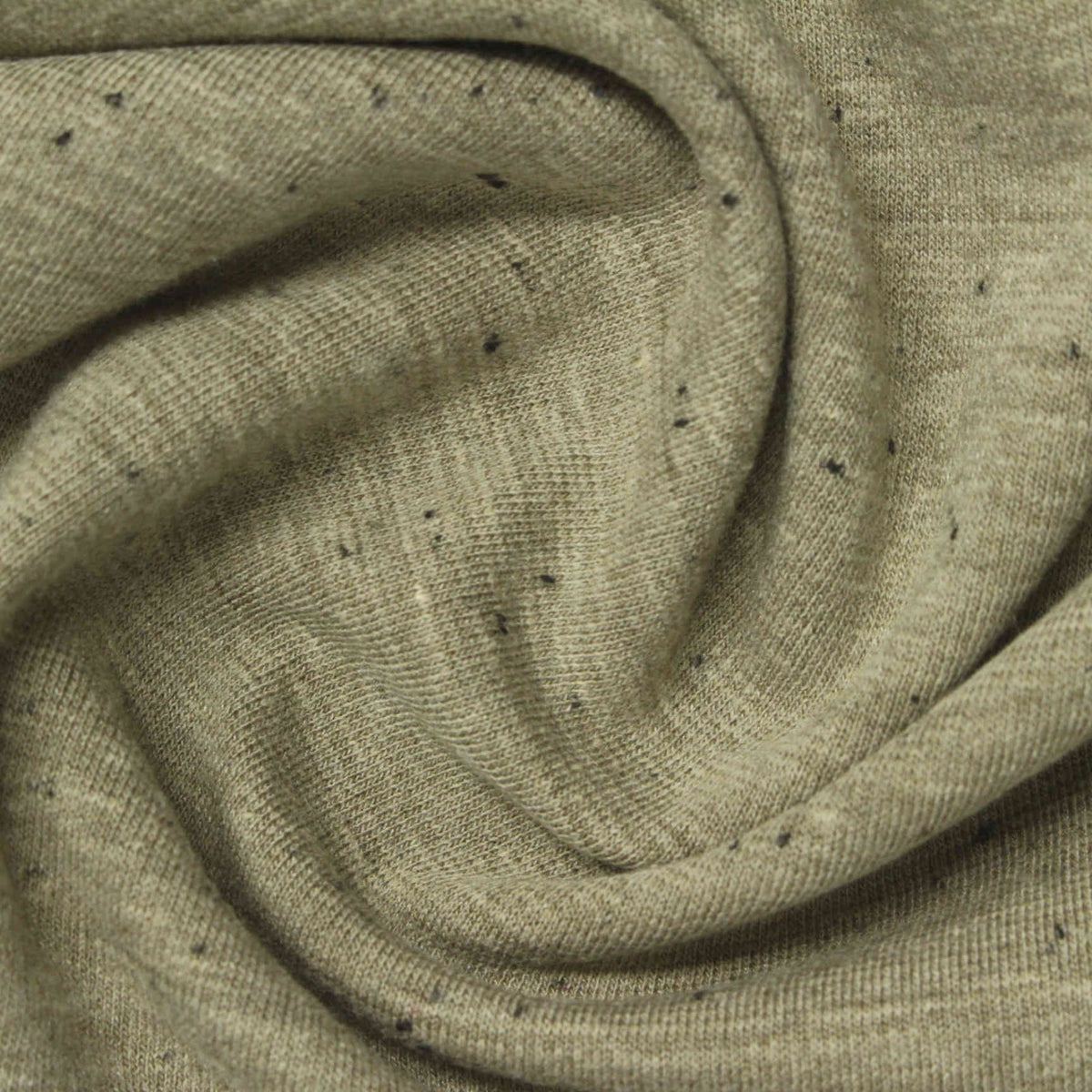 Polyester Viscose Stretch Ponte Knit Fabric, 275 gsm, 170 cm — Khaki
