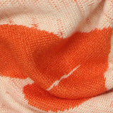 Orange Flecks Jacquard, Viscose-Poly — texture